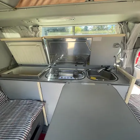 Botel Camper Car In Underground Parking *